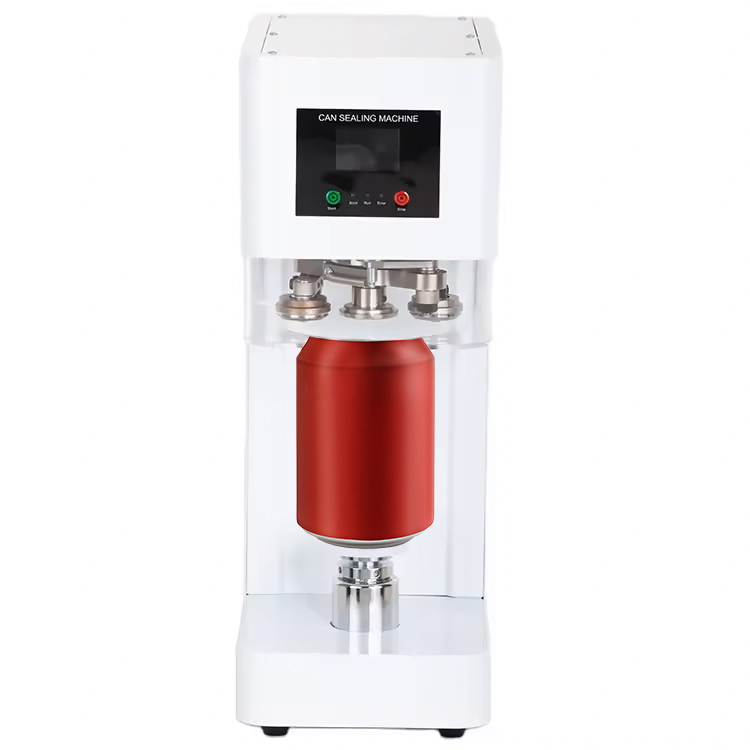 Wholesale Home Office Automatic Beverage Juice Soda PET Bottle Aluminum Can Sealing Machine